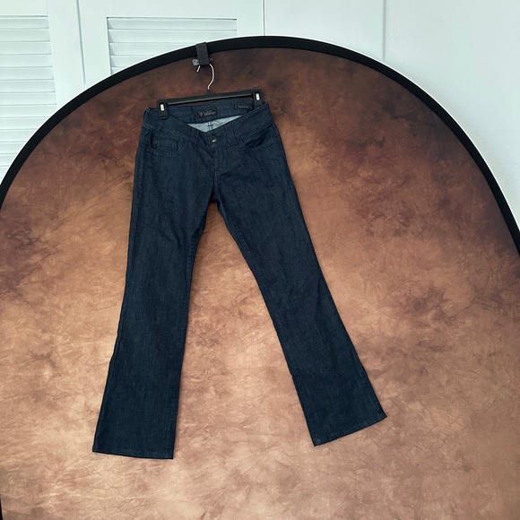 Guess 1981 Daredevil Boot Women's Dark Indigo Boot Cut Jeans - Picture 1 of 6